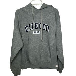 Cuffy’s Of Cape Cod Grey Hoodie Sweatshirt. Size Medium.